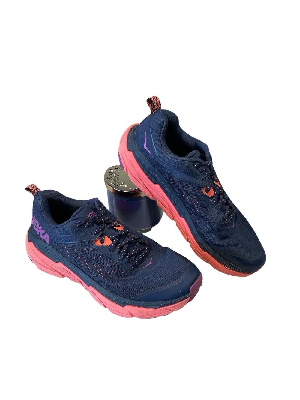 Hoka Challenger ATR 6 Sneakers Women's 10.5B Comfort Running Shoes Navy -1106512